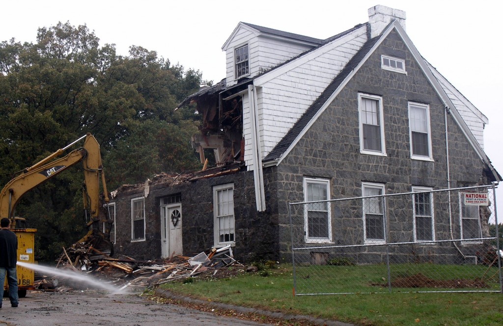 Demolition of Howe House