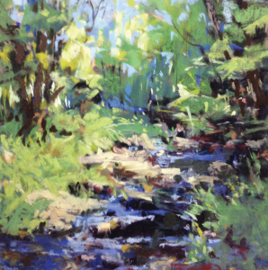 "Along The Brook" by Milton artist Laurinda O'Connor.