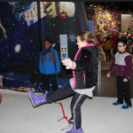 Gaelyn Grant practices her field goal kick!