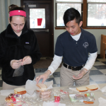 Ryan O'Sullivan of Milton and Steven Vu of Randolph work together to help the homeless