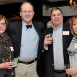 L to R:Elaine & Dan Driscoll with Bob & Betsy Goyette.