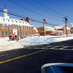 Fire Dept arrives at Cunningham Collicot to remove ice