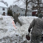 Nat'l Guadsmen help clear hydrants