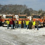 The snow plow team from PA and MD